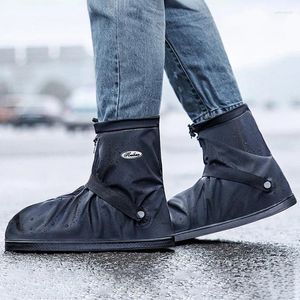 Capatos de chuva Capa de cilina de motocicletas reutilizáveis à prova d'água para botas de chuva Overshes