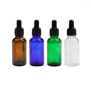 Storage Bottles 10 PCS 20ml Essential Oils Glass Liquid Massage Pipette Eye Dropper Tubes Bottle Drop