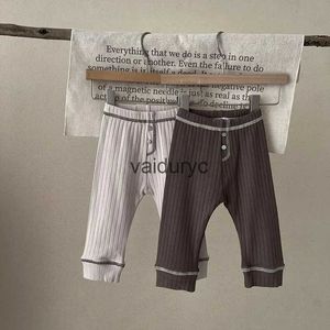 Trousers Baby Pants Solid Infant Trousers Loose Style Boys Leggings H240429