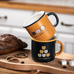 Mughe tazze con alto valore facciale Coppa creativo Office di ceramica Bere latte di caffè