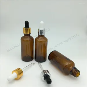 Storage Bottles 10pcs Empty 30ml Amber Glass Dropper With Eye Pipette For Essential Oils Lab Chemicals