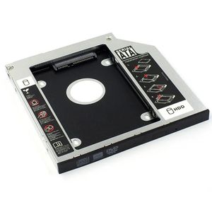 2024 9.5 12.7mm HDD Caddy Aluminum Universa SATA 3.0 2.5" SSD CD DVD to HDD Case Optibay Enclosure CD-ROM ODDfor Aluminum SATA Enclosure for