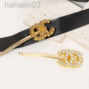 Desginer Chanells gioielli piccoli clip profumati per capelli leggera letteratura francese di lusso e arte di alta grado con clip intarsia
