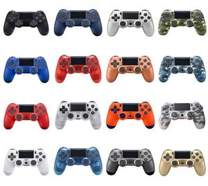 PS4 için Stokta Kablosuz Bluetooth Denetleyicisi 22 Renk Titreşim Joystick Gamepad Oyun Denetleyicisi Kutu 3196574 ile Sony Play Station için