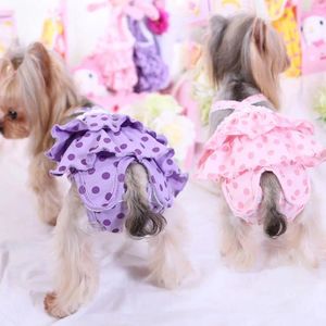 Punti mestruazioni abbigliamento per cani stampare brief di animali domestici femminile domestico forniture per pannolini pantaloni fisiologici