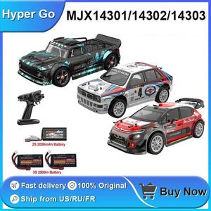 Electric/RC Car MJX 14301 14302 14303 Hyper Go RC Car 4WD Off road Racing 55KM/H 2.4G High Speed Drift Brushless Remote Control Childrens Toy