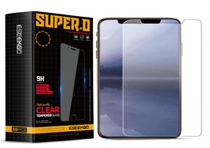 Protetor de tela eeekgo para iPhone 13 12 11 Pro xs max xr Superd Clear Tempered Glass High Quality filme 9H com papel Box7981715