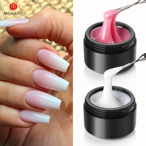 Gel Mshare Ombre Baby Boomer UV Builder Nail Gel Set 2PCS Nails babyboomers Camouflage Quick Extension Gel 50g