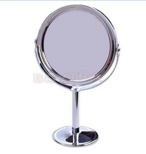 TSHOU578 Kvinnor Beauty Makeup Mirror Dual Side NormalMagnifying Oval Stand Compact Mirror Cosmetic Mirror Makeup Tools 240425