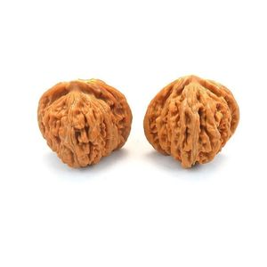 1 par fitnesshandboll Anti-slip Lightweight Training Wild Walnut Health Ball för äldre avslappningsterapi Kromhandmassage