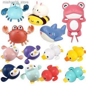 Sand Play Water Fun Fun Baby Shower giocattolo carino Swimming Duck Whale Pool Beach Classic Orologio Acqua Acqua Acqua Giocattolo d'acqua Q240426