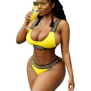 2019 Summer Women Printed Bikini Ustaw pompowanie stroju kąpielowego Trójkąt kąpielowy Bath7849987