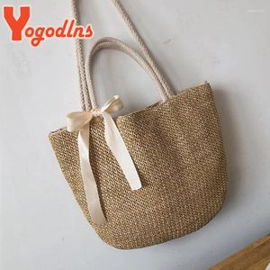 Bolsas de noite, feminino de palha de palha, fita de ombro de ombro, manusear bolsa de praia, fêmea, fêmea de cordão casual