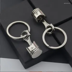 Keychains Kolben Keychain Automobile Key Ring kreative Geschenke Persönlichkeit Motor modifiziertes Autozubehör Waren Waren Waren