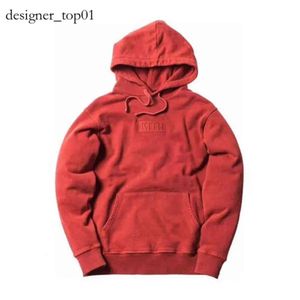 2024 Nya Kith Fashion Embroidery Hoodies Fashion Designer Sweat Shirts Men Women Box Hooded Top Quality Outdoors Sweatshirt Män och kvinnor Black Kith Hoodie 7622