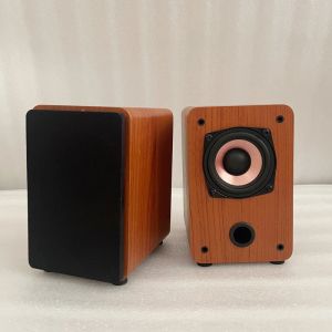 Högtalare 2,5 tum högtalare 1030W Förstärkare Bokhyllhögtalare Sound Home Audio Wood Fever Computer Passive Högtalare