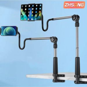 Stands Zhsong Porta del telefono Flexible 360 Clip Porta cellulare Mobile Phone Lazy Desktop Staffa Monte Montaggio Stava Basiccio