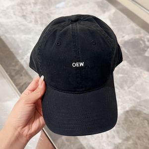 Embroidered Cotton Baseball Cap Ball Caps Black Adjustable Designer Hat Fashion Accessories Unisex