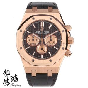 Piquet Luxury Fashion Audemar APSF Royals Oaks Owatch da polso Audemarsp 18K Rose Gold Orologio meccanico Automatico Orologio 26331o Acciaio inossidabile Designer impermeabile HI