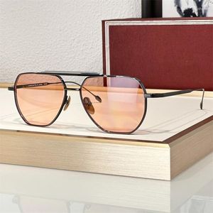 Sunglasses Top Quality Female 2024 Alloy Polit For Man And Women Luxury Brand Brion Shades
