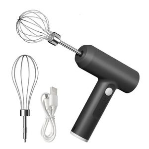 Electric Milk Foamer Egg Beater Food Mixer Hand USB Charging Frother Foam Creamer Automatic Coffee Whisk Stirrer Maker 240425