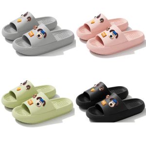 designer sliders Womens thick soled couple Novelty mens slippers summer Beach DIY indoor living home bathroom anti slip odor proof EVA sandals