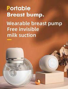 Breastpumps Wearable electric breast pump no BPA no LED display screen efficient breast emptying pump electric breast milking machine 240424