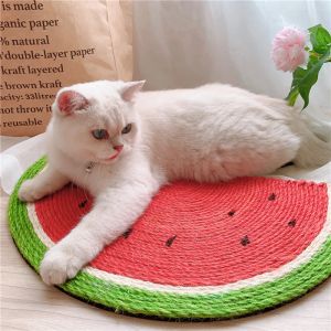 Toys Cat Kitten Scratcher Board Pad Mats Sisal Pets Scratching Post Sleeping Mat Toy Claws Care Cats Möbler Produkter Leverantörer