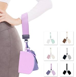 New Luxurys Dual Pouch Wristlet Clutch Bag Women Keychain Designer Wallet Waterproof Mini Yoga Bag Detachable Key Chain bags