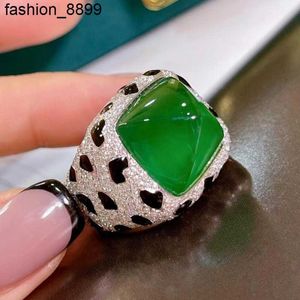 Sapphire Overbearing Red Diamond Leopard Big Sugar Tower Emerald 17 Ct Luxury Full Stone Open Ring For Man