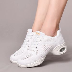 Stivali Nuovi scarpe da ballo di respiro soft per suola da donna Sports Featment Dance Sneakers Jazz Hip Hop Shoes Woman Dancing Scarpe Femminino Zapatos