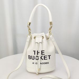 Дизайнерские сумки роскошь кожаная сумка ковша женщина дизайнер Marc Tote Classic Shinepring Blouds Fashion Bucket