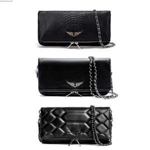Sac Zadig Voltaire Style 7pochette Rock Swing Your Wing Wing Womens Tote Mudbag Плечо мужчину подличная кожа Zadig Voltaire Bag Chep Chain 5743