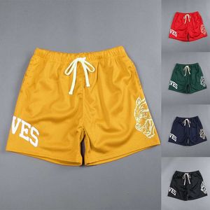 2023 Sommaren Nya män Fashion Beach Shorts Mesh Snabbt torrt Multi Color Sports Quarter Pants for Men