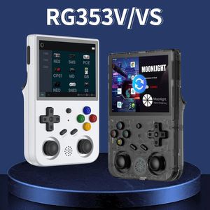 RG353V Vintage Handheld Game Console 3.5 inch 640*480 Linux Dual Portable System PC Nostalgic Birthday Gift 240419