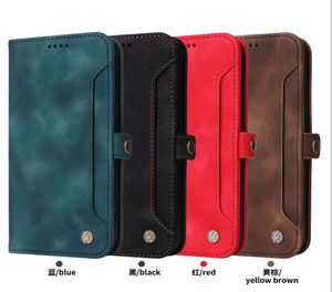 Leather Phone Case Dual Color Magnetic Cards Slot Phone bag For Iphone 15 14 13 12 11 Pro Max lyp141