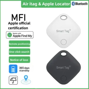 Alarme Mini Smart Tracker para Apple Encontre minha faixa reversa de GPS Lost Telefone Mobile Pet Children Air Tag Smart Tag Smart Tag para iPhone Tag Ant