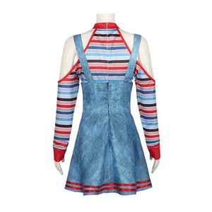 Adults Dress Up Film Horror Dolls Chucky Outfit Halloween Carnival Birthday