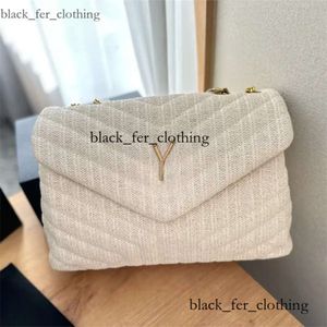 24SS ysiążą kobietę słomne ramię torby designerskie yslbags torba plażowa czysta crossbody torba Małe klapy moda torba crossbody cr 8799