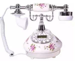 Accessories Genuine ceramic retro phone / antique telephones / Classic Flowers Pattern