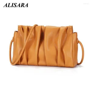 Axelväskor 2024 väska för kvinnor äkta läder handväska hög kapacitet brun färg lyx europeiska och amerikanska stilar
