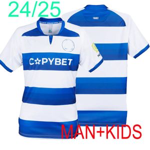 QPR 24 25 Soccer Jerseys Queens Park Rangers Chair 10 Field 8 Paal 22 Hayden 14 Cannon 20 Willock 7 Hodge 16 Frey 12 Home 2024 Jersey Football Shirts