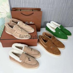 Loro piyano lp kış süet kadınlar çift spor ayakkabı gündelik yürüyüş ayakkabı moda soafers moccasins erkek yüksek üst yürüyüş daireler lüks tasarımcı düz elbise orijinal leathe