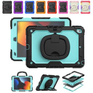Case Heavy Duty Rugged Tablet Case For IPad 10.2 7th 8th 9th Mini 5 6 9.7 Air 2 3 4 5 Air5 10.9 2022 Pro 11 2020 2021 Kids Cover #S