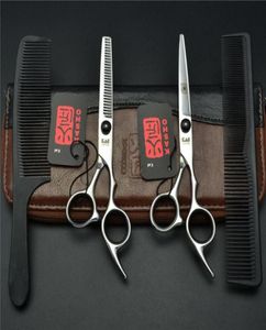 Nożyczki do włosów Japonia 440C Oryginalne 60 Profesjonalne fryzjerskie zestaw fryzjerskich strzyżenie nożyce nożycowe 67949767259442