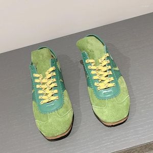 Casual Shoes 2024 Deer Skin Velvet Women's Sneakers Tennis Running