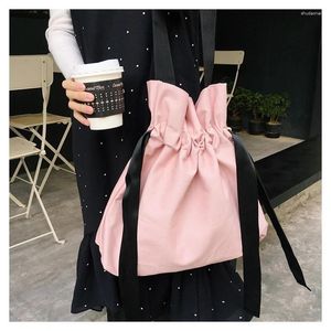 Einkaufstaschen Ankunft Frauen Lady Bag Leinwand Totes wiederverwendbares Baumwoll -Lebensmittel -Handtaschen Geldbeutel Eco Fold Trolley