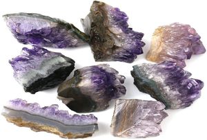 Party Favor Amethyst Cluster Cluster för Witchcraft Raw Amethysts Amates Crystal Amythestyst Geode Cave Medium XB18464060