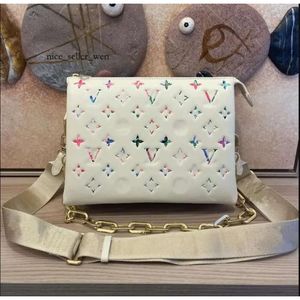 louiseviutionbag coussin väskor högkvalitativa kvinnors designer purses axel bagage väskor lyx crossbody tote fyrkantiga handväskor äkta 7 9433