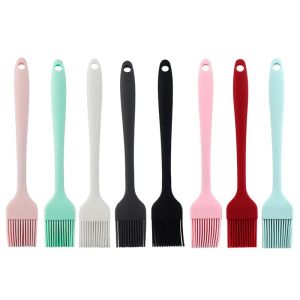 Acessórios 1pc Silicone Churyc Brush Cooking Cooking BBQ Resista a óleo Pincéis de óleo de cozinha Ferramentas de assadeira de bolo de barras de suprimentos de utensílios de utensílios